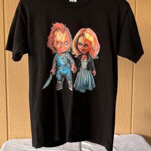 Chucky and Tiffany Graphic Tee, Small